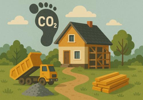 Углеродный след при строительстве загородного дома: что это и почему важно о нем задумываться?