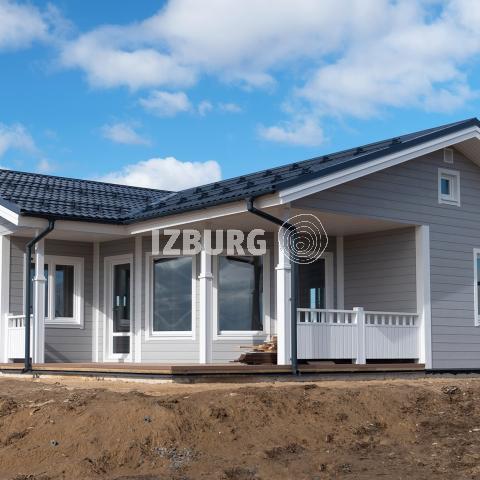 ИЗБУРГ. Строим жилой дом. Проект Сканди 158