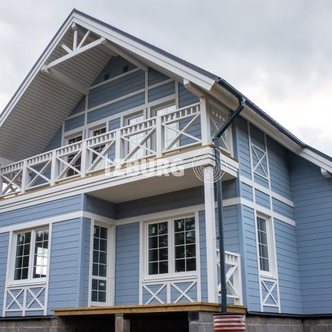 ИЗБУРГ. Строим коттедж. Проект Эльба 163