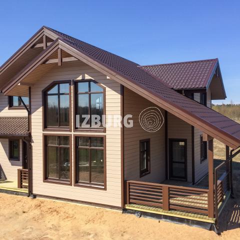 ИЗБУРГ. Строим коттедж. Проект Эльба 204