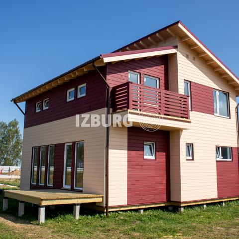 ИЗБУРГ. Строим жилой дом. Проект Риети 180