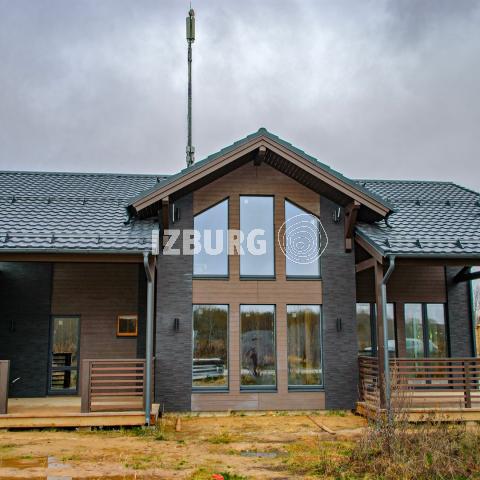 ИЗБУРГ. Строим коттедж. Проект Шале 289