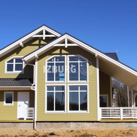 ИЗБУРГ. Строим коттедж. Проект Эльба 204