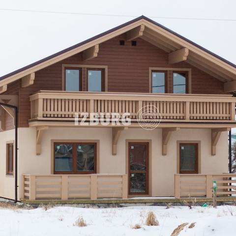 ИЗБУРГ. Строим жилой дом. Проект Шале 197