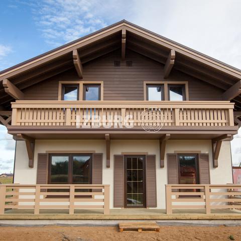 ИЗБУРГ. Строим жилой дом. Проект Шале 197